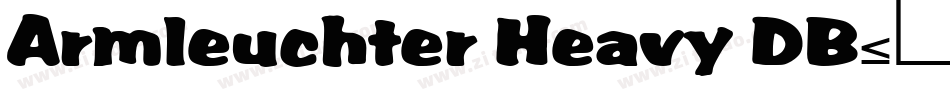 Armleuchter Heavy DB字体转换
